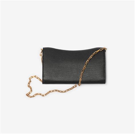 women burberry wallet with heart shaped push button to unlock|Rocking Horse Chain Strap Wallet in Black .